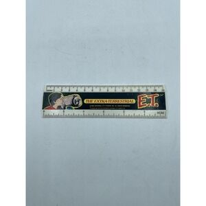 Vintage Y2K - 1982 ET Extra-Terrestrial Universal City Studios 6 Inch Ruler